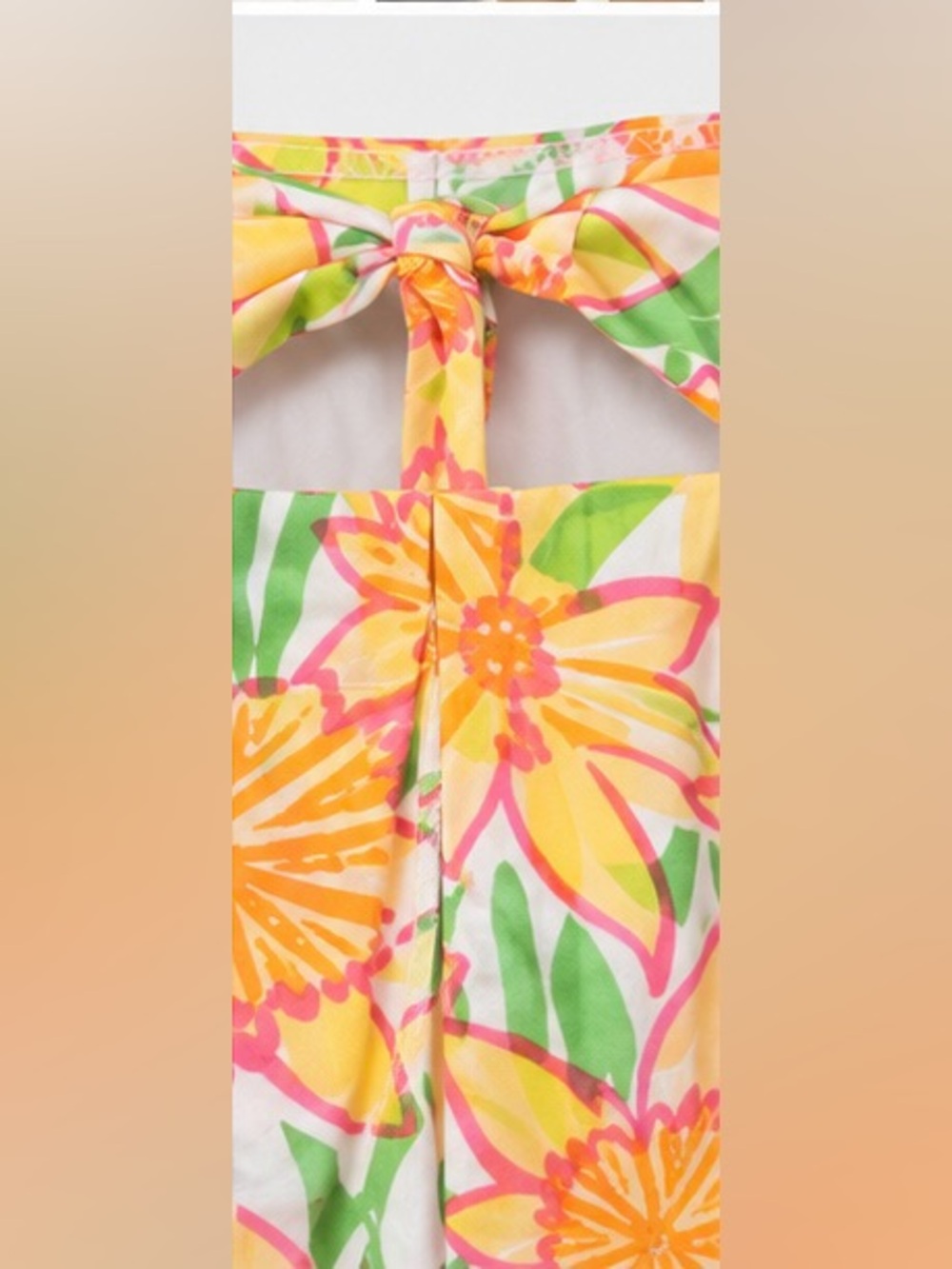 Lilly Pulitzer Franco Dress Classic White Daffies Strapless Floral Size 0 - Picture 9 of 13